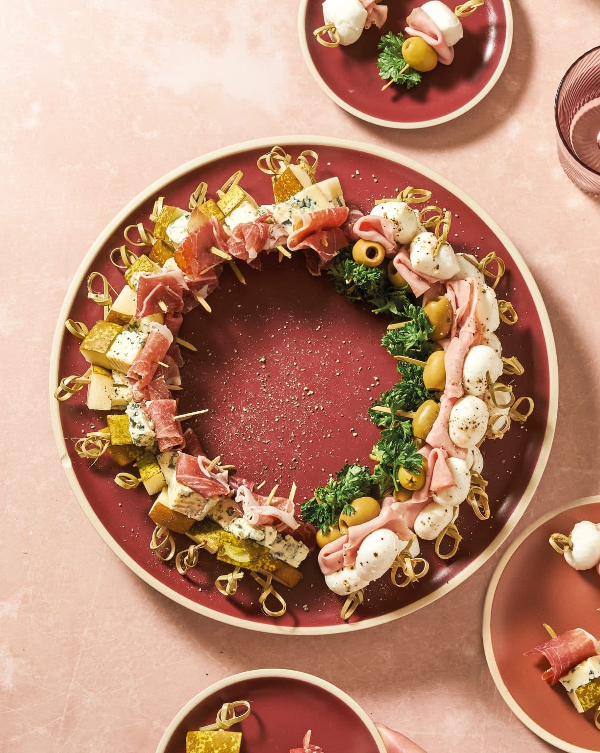 Couronne apéritive dressée